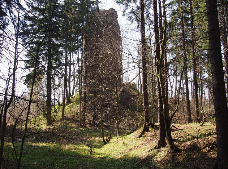 Ruiny Baszty w Czarnym Borze, Czarny Bór, Poland, Poland
